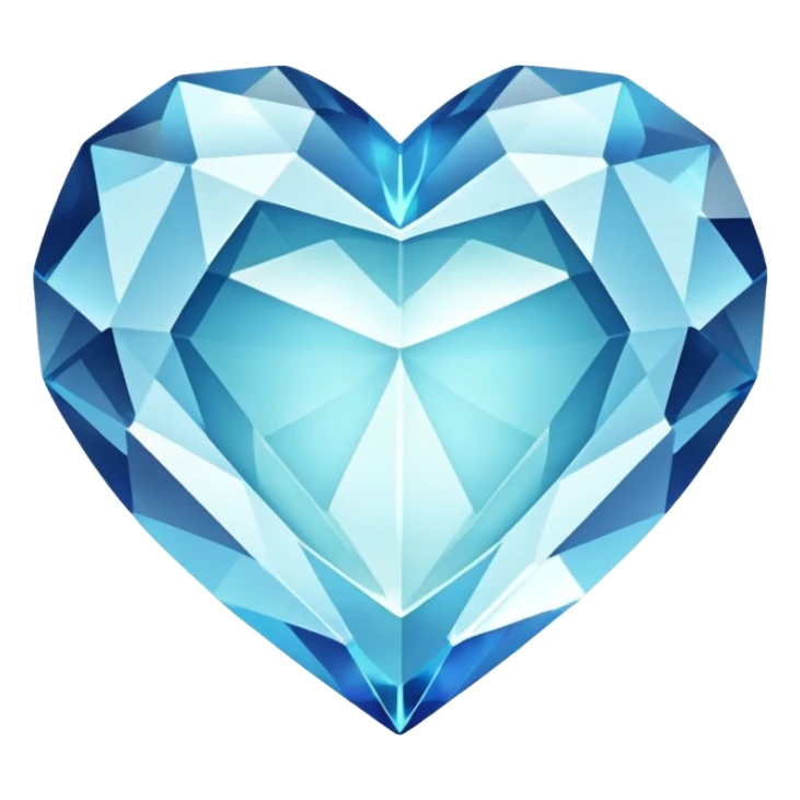 gem heart sticker
