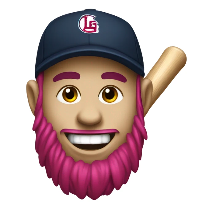 logo for baseball marketing team called "lg trolls" sticker