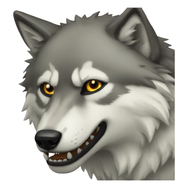 Death wolf sticker