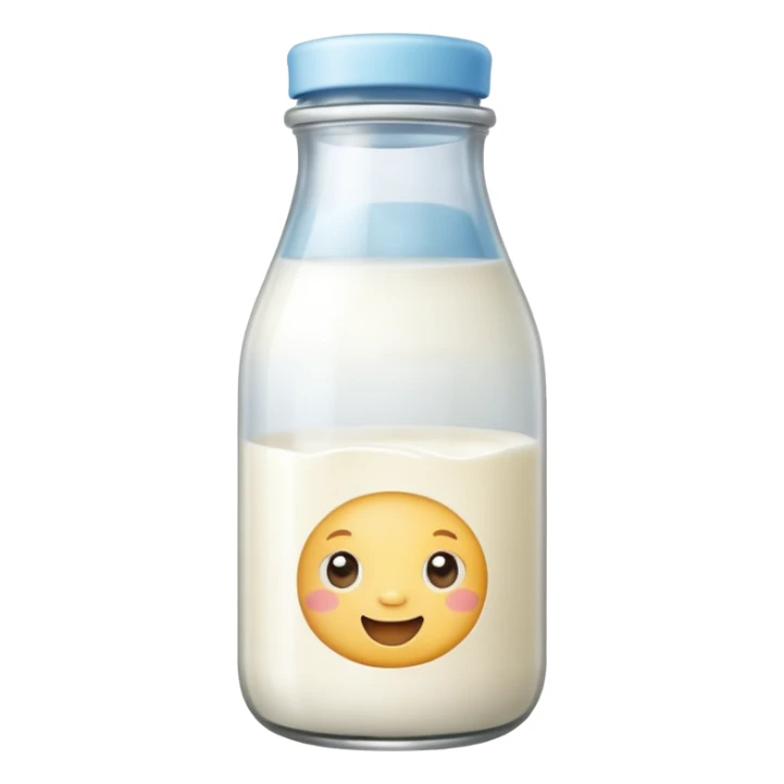Baby milk bottle sticker