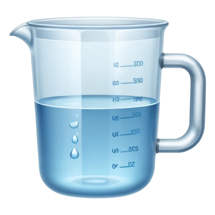 T Measuring cup sticker