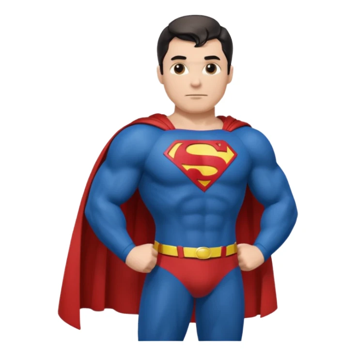 superman standing sticker