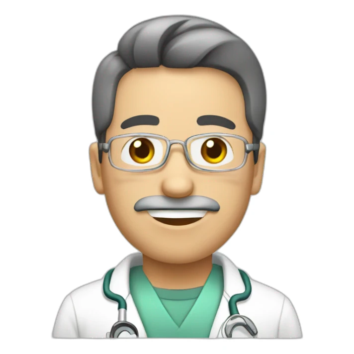 Chema medico con entradas sticker