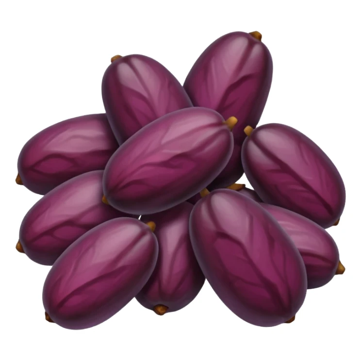 purple dried raisins sticker