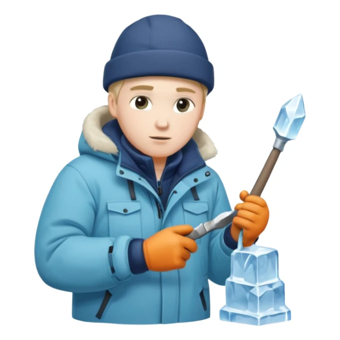 ice sculptor sticker