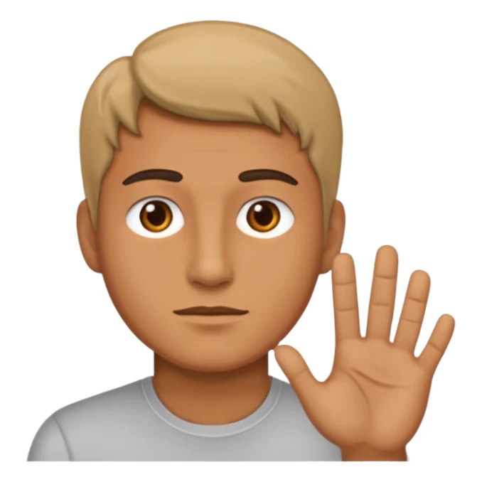 Man no gesture sticker sticker