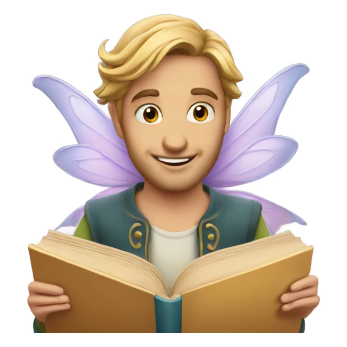 Fairy tale book sticker
