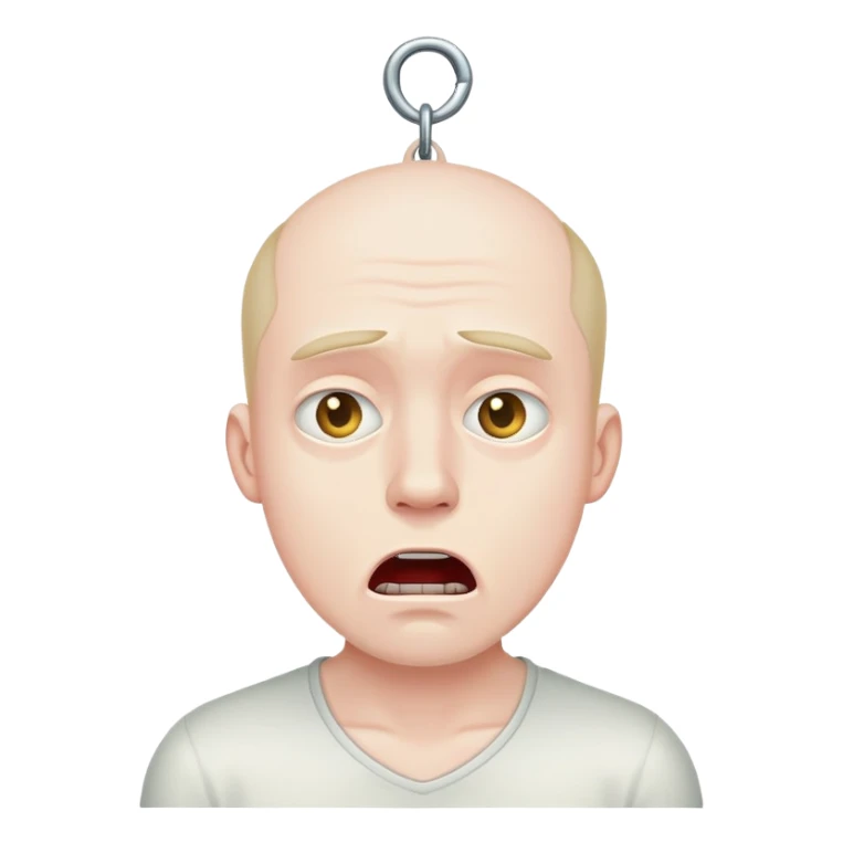 A man who’s hanging himself sticker