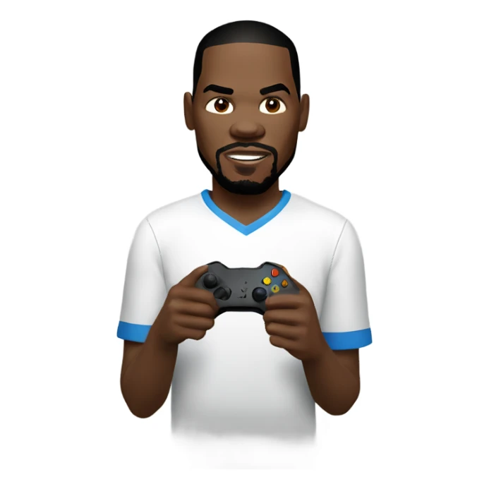 Kevin Durant playing Xbox  sticker