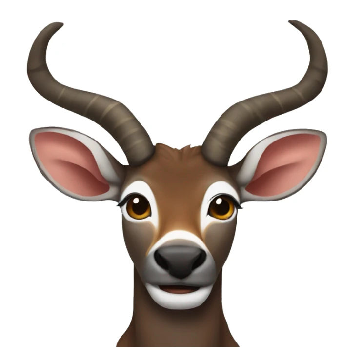 male nyala  sticker