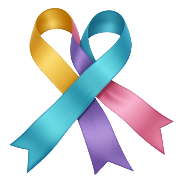 Ribbon of same design in all colors sticker
