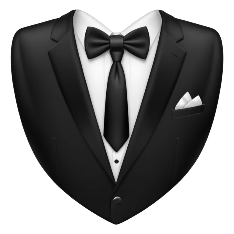 black tie sticker