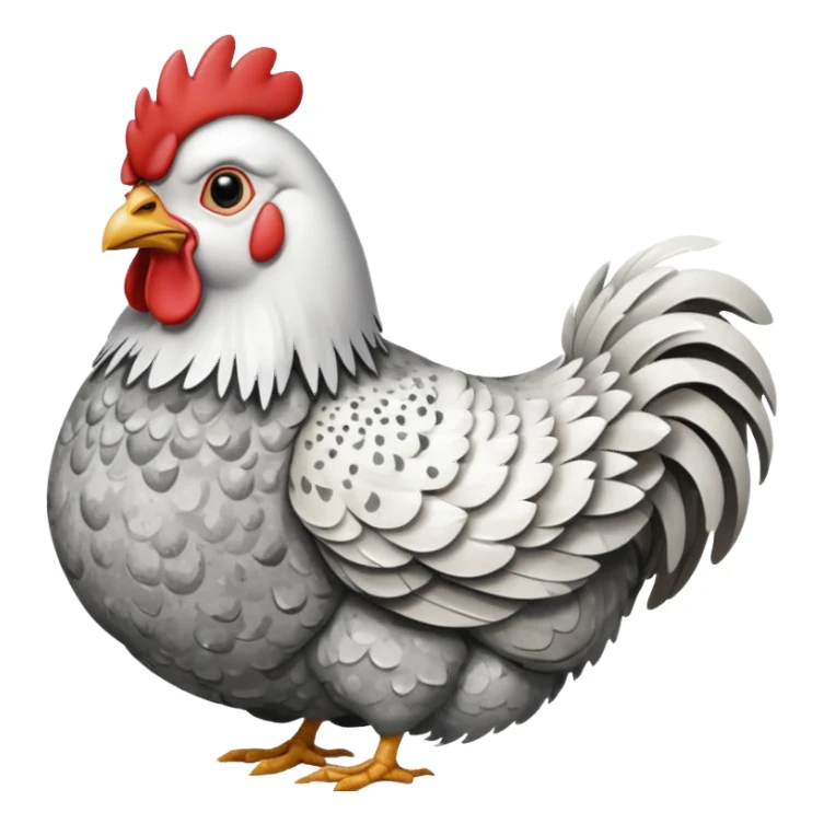stone texture  chicken sticker