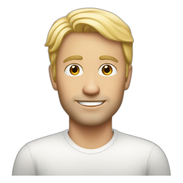 Most white man in existence sticker