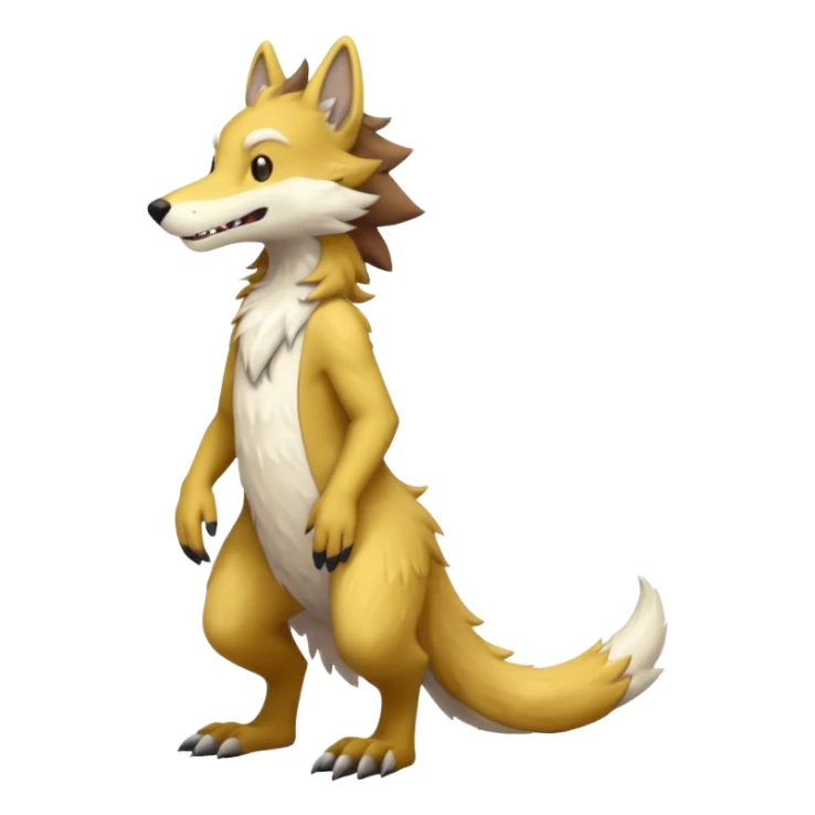Sergal-furry, full body sticker