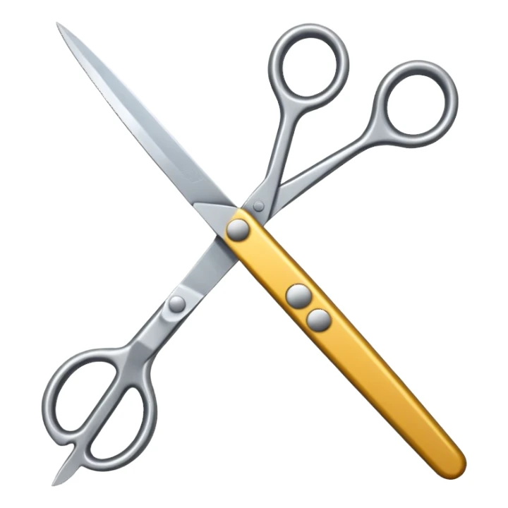 mac os cut scissors sticker