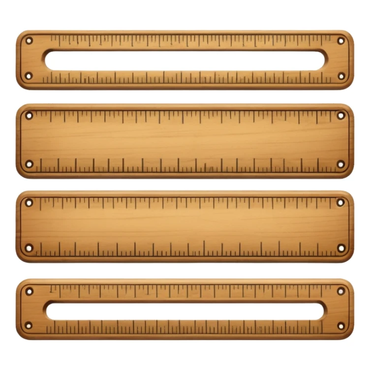 measuring ruler sticker