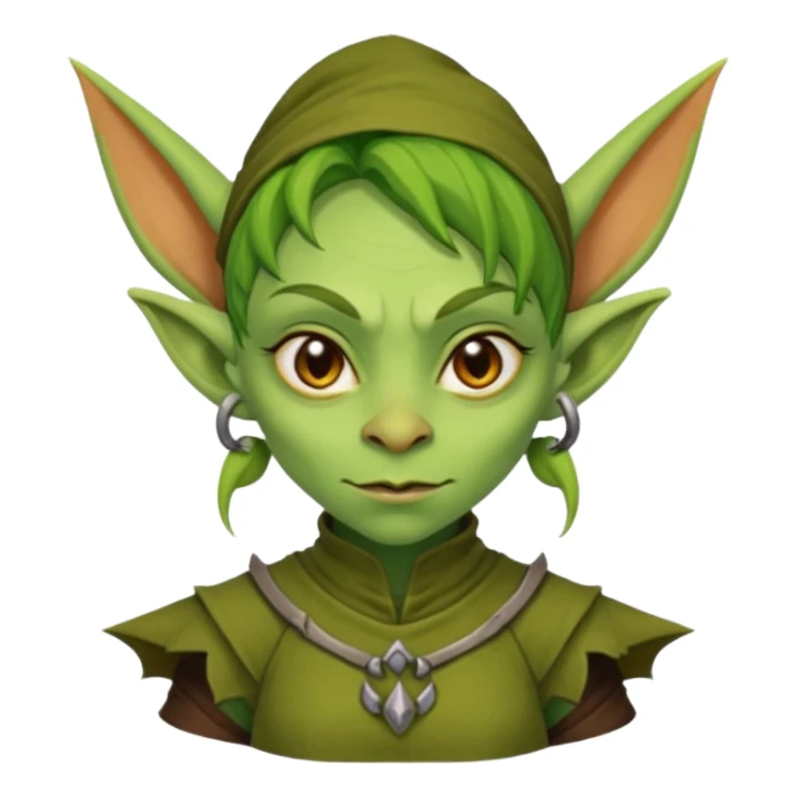 female-goblin sticker