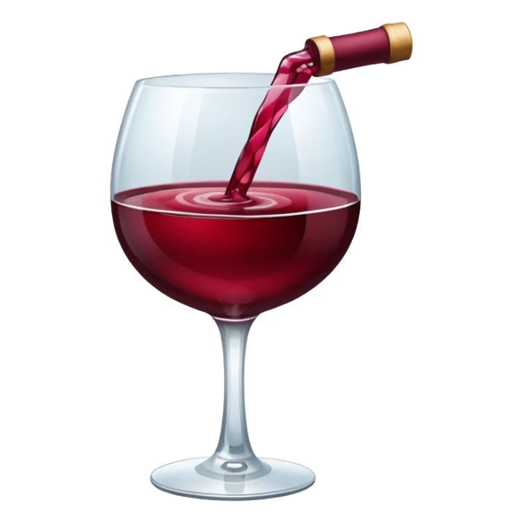 a glass of wine sticker