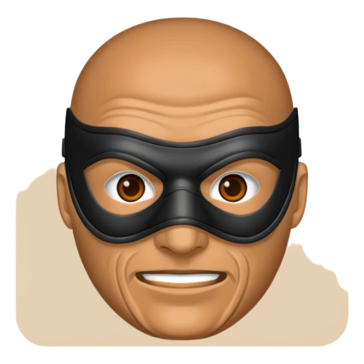 bdsm slave leather mask fullhead on man  sticker