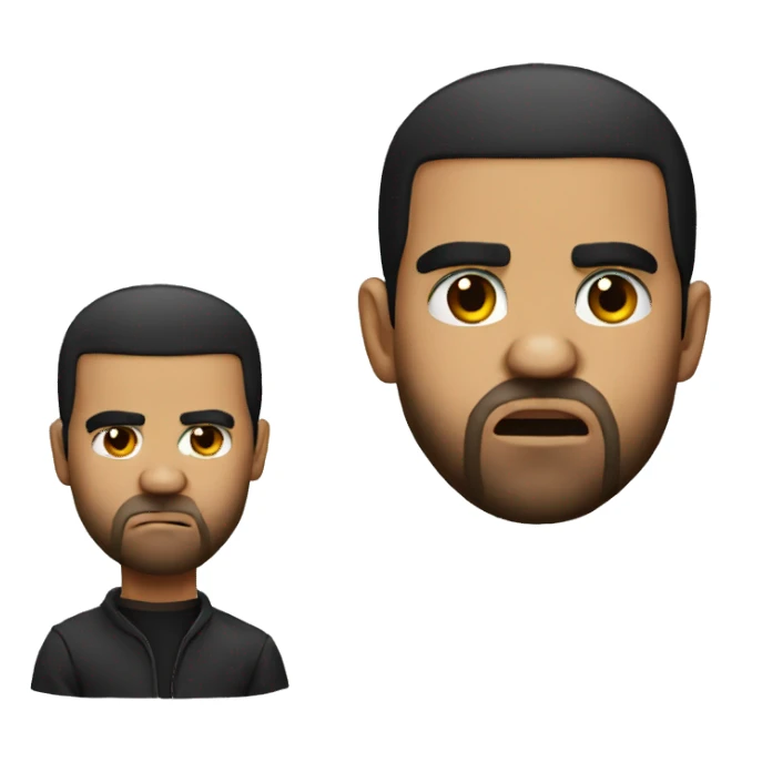 angry face Drake sticker