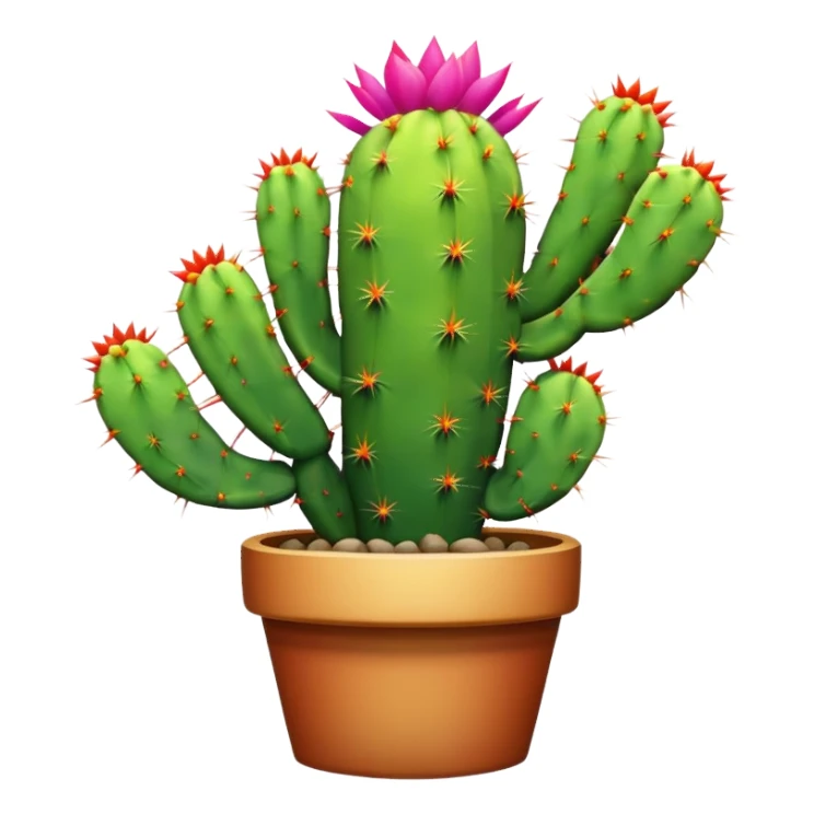 Rainbow cactus  sticker