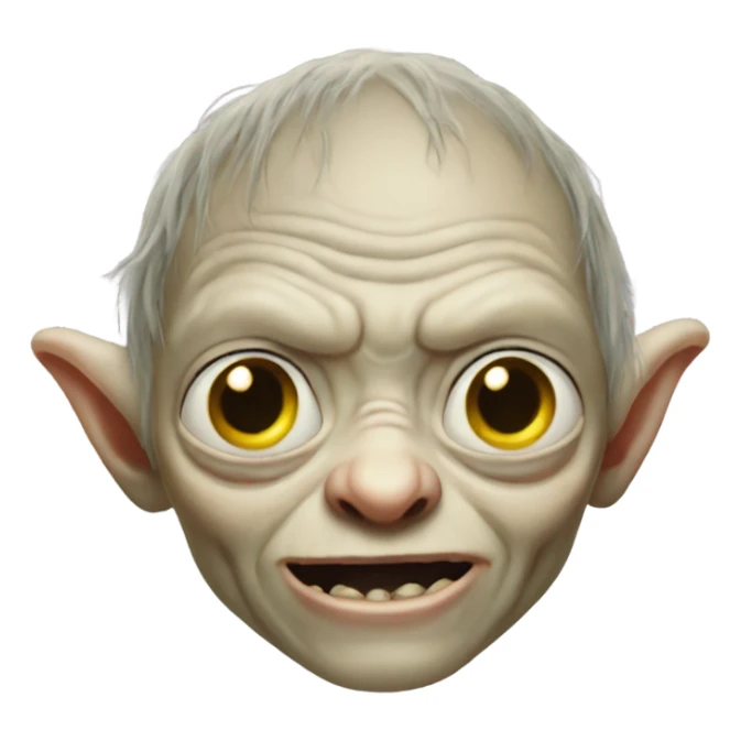Gollum musk sticker