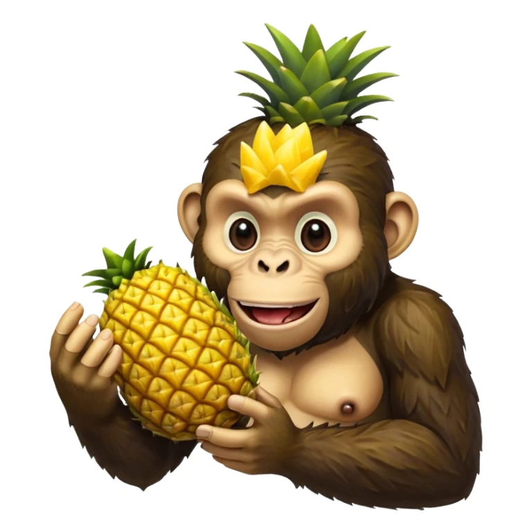 Ape pineapple  sticker
