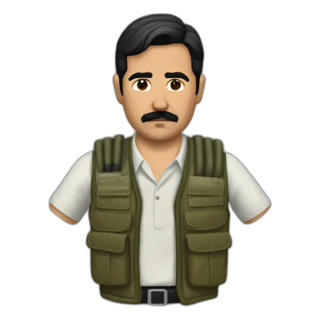 Javier Peña Narcos Tac vest sticker