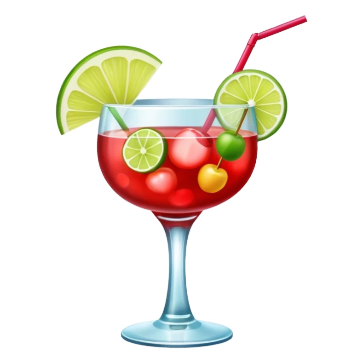 summer cocktail sticker