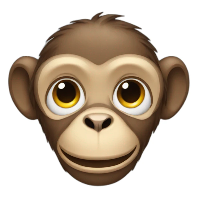 Monkey sticker