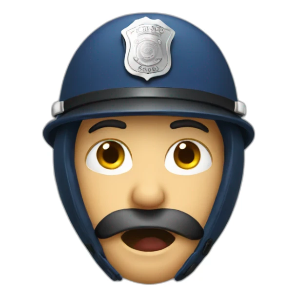 Police shocked sticker