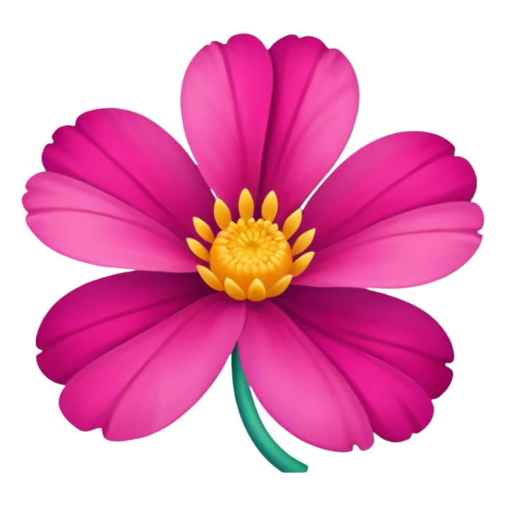 beach flower sticker