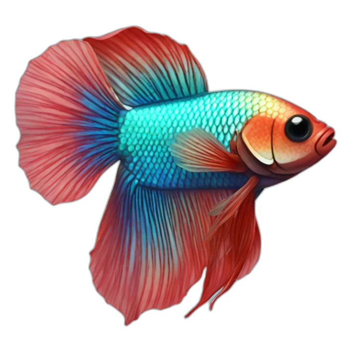 betta fish sticker