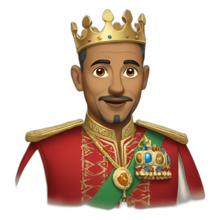 King of Morocco sticker