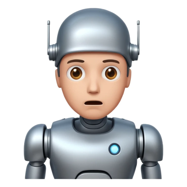 Robot killing a man sticker