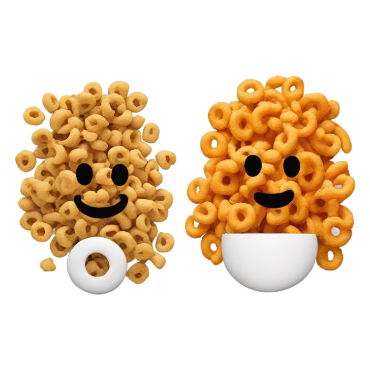Cheetos next to cheerios sticker
