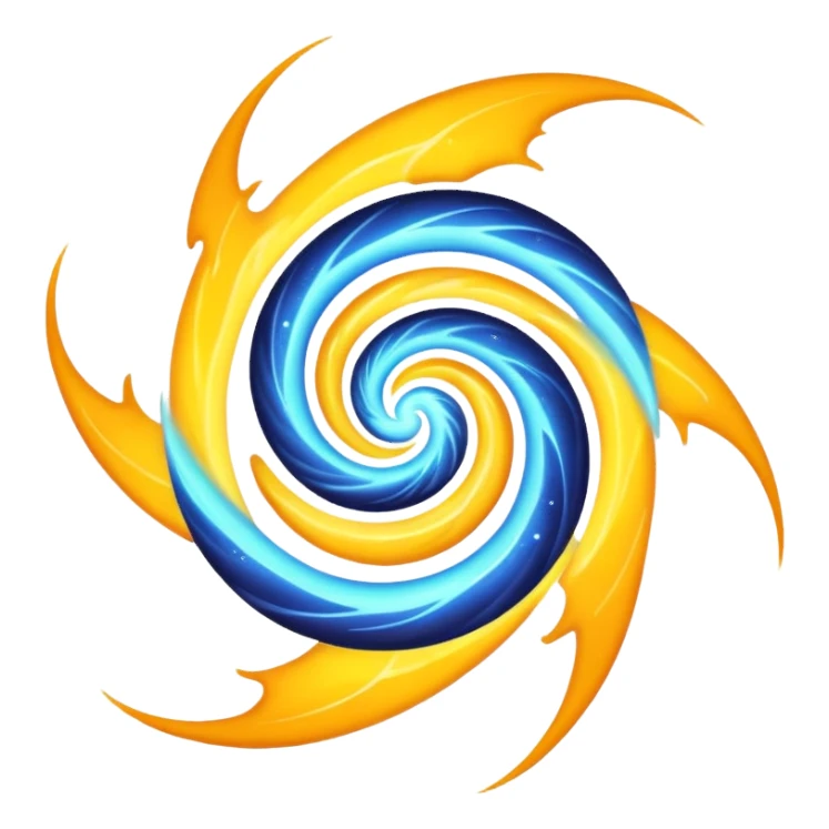 quasar, glowing cosmic energy, stylized sticker