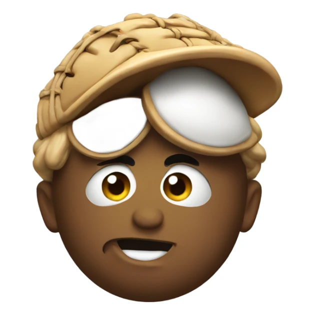 Giant playing baseball sticker