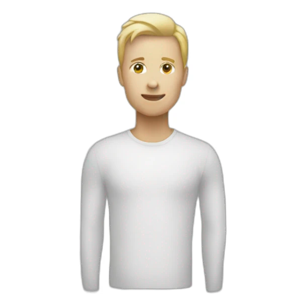 person white sticker