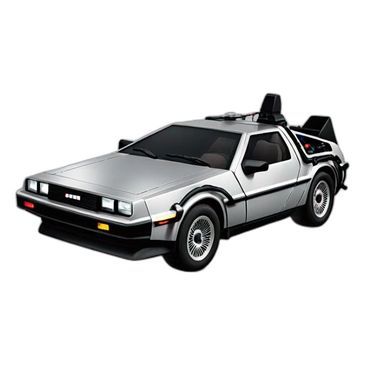 delorean-back-to-the-future sticker