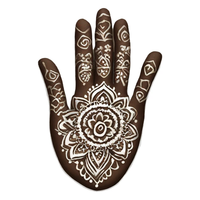 Henna sticker