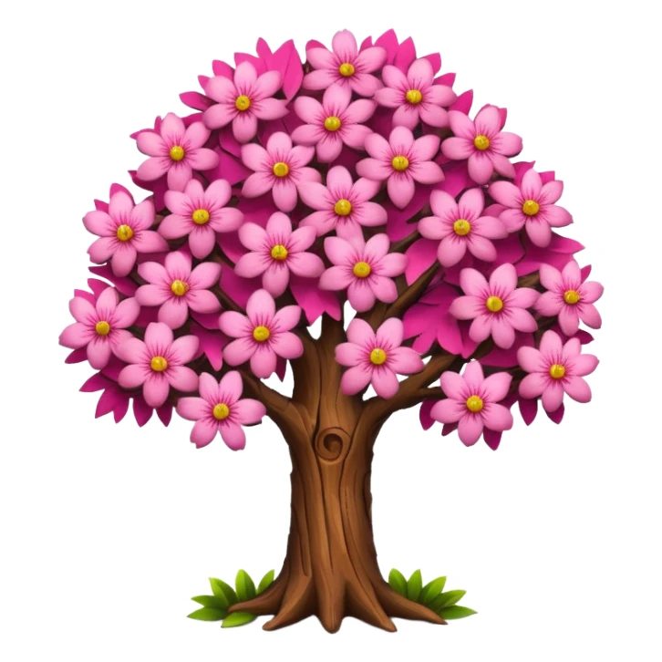 Un arbre rose  sticker