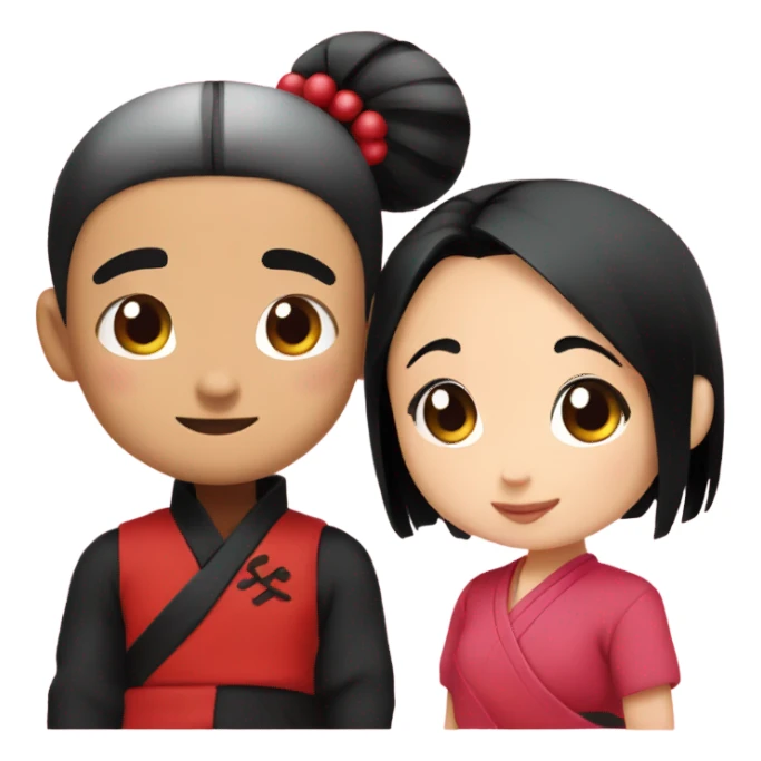 Pucca and Geru sticker