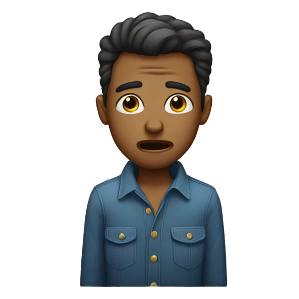 Crying gay man sticker