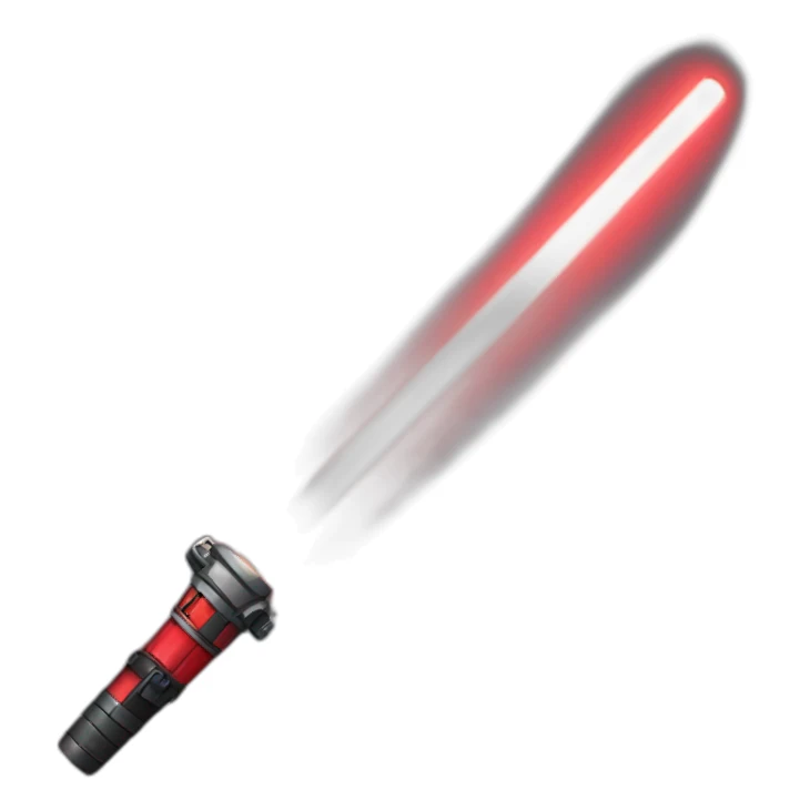 red light saber sticker