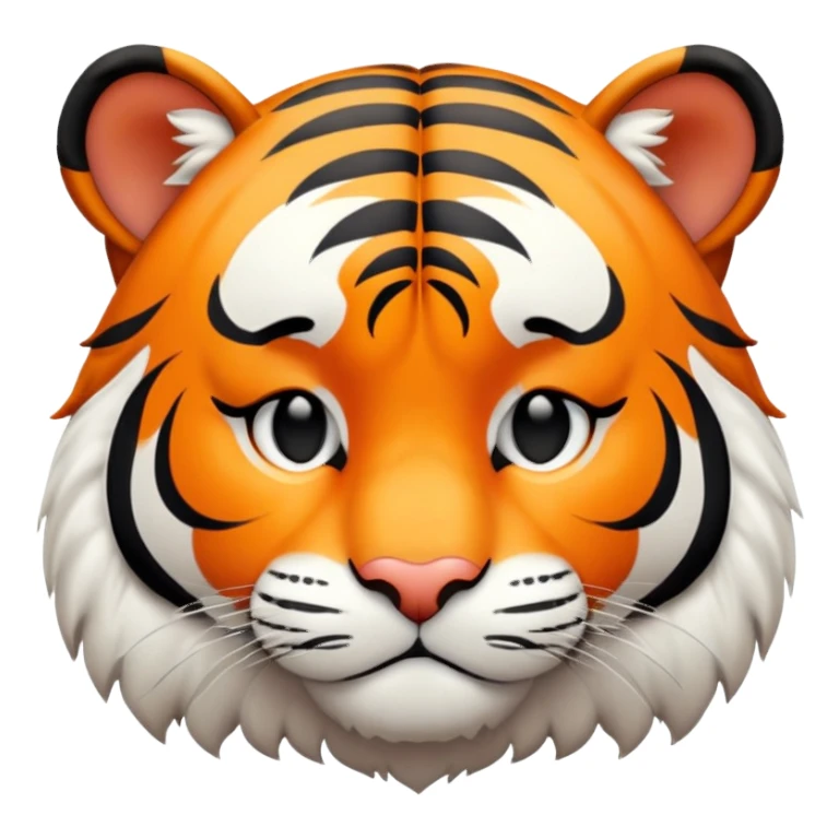 sleepy tired tiger sticker