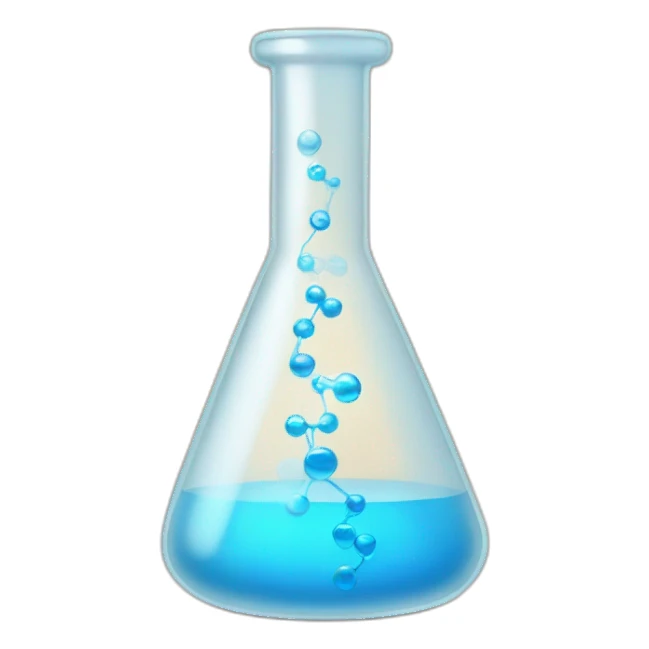 RNA in an Erlenmeyer flask sticker