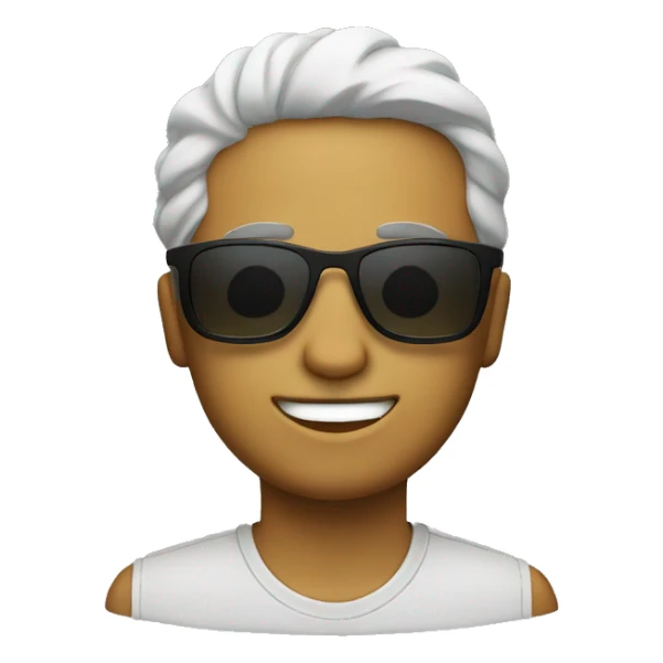 Me with sunglases sticker