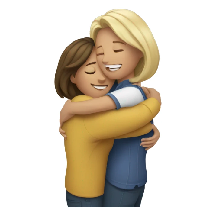mom hug sticker